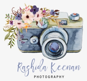 Rashida Keenan Photography - Watercolor Painting Of A Camera, HD Png Download, Free Download