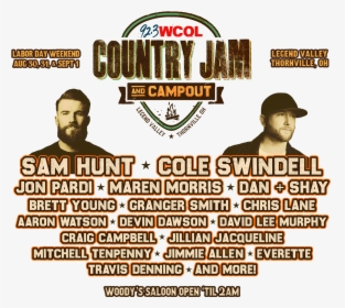 Country Jam 2019 Lineup, HD Png Download, Free Download