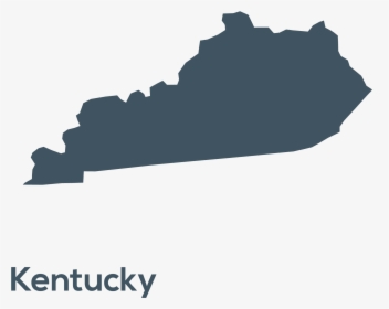 U - S - States - Shapes And Names - Kentucky - Clipart - Kentucky Black And White, HD Png Download, Free Download