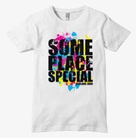 Color Splatter T-shirt - Graphic Design, HD Png Download, Free Download