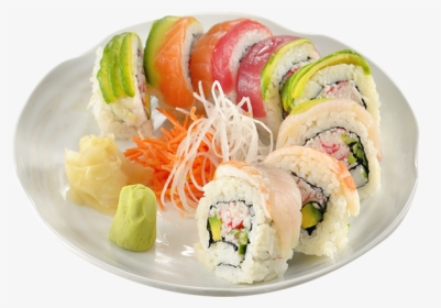 Clip Art Rainbow Sushi Roll - California Roll, HD Png Download, Free Download