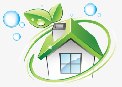 House Cleaning Png - Logo Green House Png, Transparent Png, Free Download