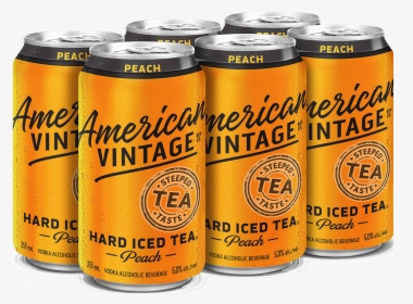 American Vintage Peach Iced Tea 6 X 355 Ml - American Vintage Peach Iced Tea, HD Png Download, Free Download