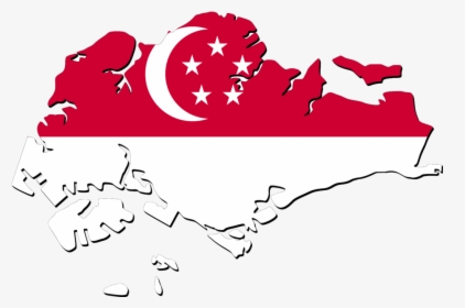 Transparent English Flag Png - Singapore Map With Flag Png, Png Download, Free Download