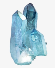 Transparent Mineral Crystal - Blue Crystal Transparent Background, HD Png Download, Free Download