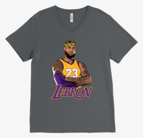 Lebron Logo V-neck"  Class="lazy - T-shirt, HD Png Download, Free Download