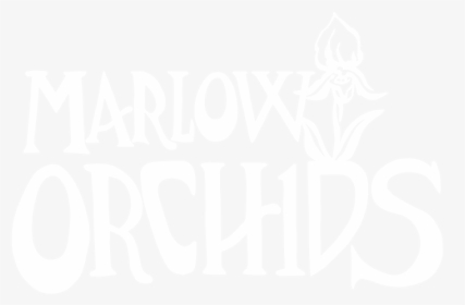 Marlow Orchids Logo White - Emblem, HD Png Download, Free Download
