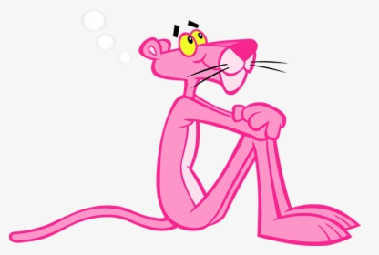 Pink Panther Transparent Png Vector Black And White - Pink Panther Transparent Background, Png Download, Free Download