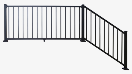 Stair-straight - Metal Railing Stairs Indoor, HD Png Download, Free Download