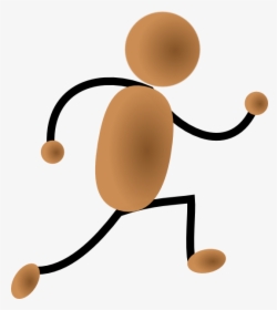 Bronze Jogging Man Svg Clip Arts - Running Person Gif Png, Transparent Png, Free Download