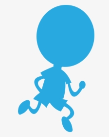 Running Shadow Png Images - คน สี ฟ้า การ์ตูน, Transparent Png, Free Download