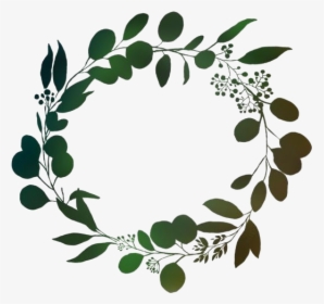 Crown Leaf Png Transparent Images - Greenery Wreath Print, Png Download, Free Download
