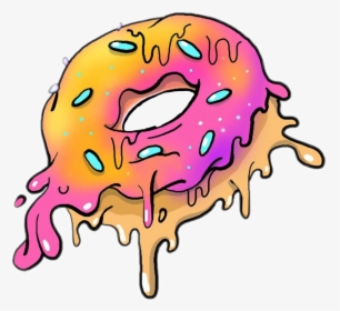 #grimeart #grime #doughnut - Grime Art Food Png, Transparent Png, Free Download