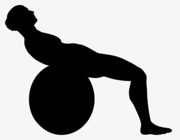 Exercising Silhouette Transparent, HD Png Download, Free Download