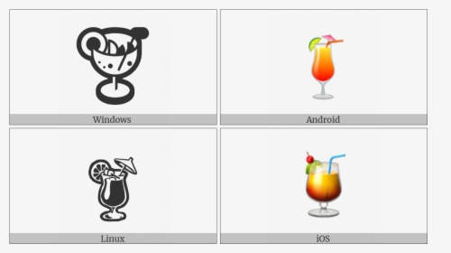Tropical Drink On Various Operating Systems - End Of Ayah Symbol, HD Png Download, Free Download