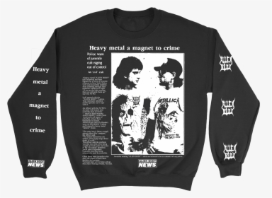 Heavy Metal Crime Crewneck - Gravity Falls Mabel's Rainbow Star Sweater Sweatshirt, HD Png Download, Free Download
