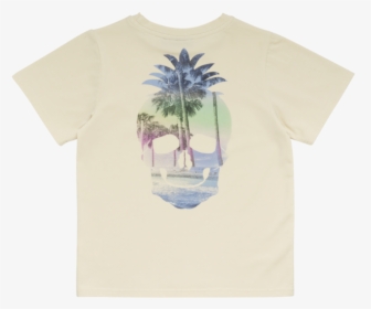 Rock Your Kid Tropical Skull Short Sleeve Tee - Desert Palm, HD Png Download, Free Download