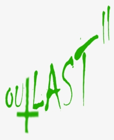 Outlast 2 Logo Png Png Black And White Library - Calligraphy, Transparent Png, Free Download