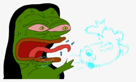 Raging Emperor Pepe - Cartoon, HD Png Download, Free Download