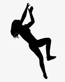 Human Silhouette Png Climbing, Transparent Png, Free Download