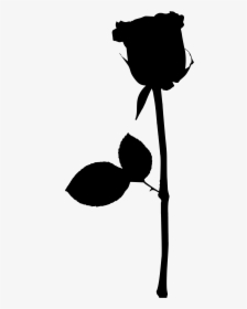 Rose Black And White Clipart Climbing - Rose Screen Printing Ideas, HD Png Download, Free Download