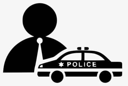 Black Png Police Car, Transparent Png, Free Download