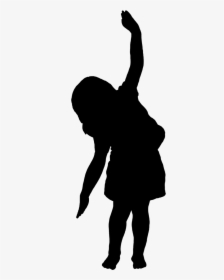 Dancing Little Girl Silhouette, HD Png Download, Free Download