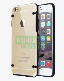 Iphone 6 Black Transparent Bumper Protector Case - Funda Transparente Iphone 6 Plus, HD Png Download, Free Download