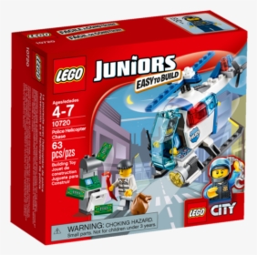 Lego Juniors Police Helicopter, HD Png Download, Free Download