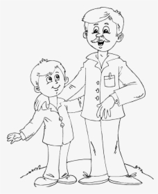 Father And Son Drawing, HD Png Download, Free Download