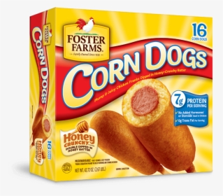 Honey Crunchy Corn Dogs 16 Ct - Foster Farms Corn Dogs, HD Png Download, Free Download