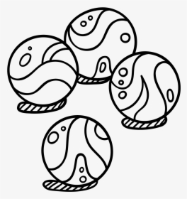 One Hundred Toys , Png Download - Black And White Marbles Art, Transparent Png, Free Download