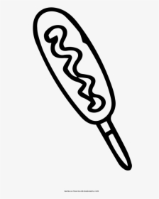 Transparent Corn Dog Png - Corn Dog Colouring Page, Png Download, Free Download