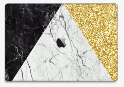 A Mix Of Marbles And Gold Glitter Printed On A Fabulous - Black Gold Marmor Background, HD Png Download, Free Download