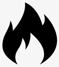 Transparent Black Flames Png - Black And White Fire Clipart, Png Download, Free Download