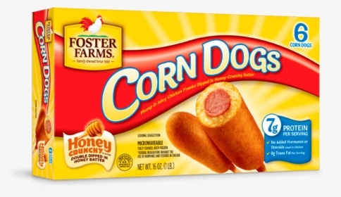 Honey Crunchy Corn Dogs 6 Ct - Foster Farms Corn Dogs, HD Png Download, Free Download
