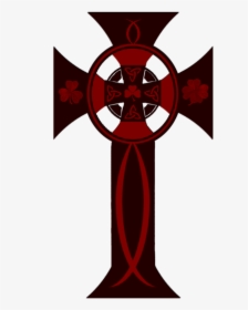 Mary Joseph And Baby Jesus Clipart - Celtic Templar Cross, HD Png Download, Free Download