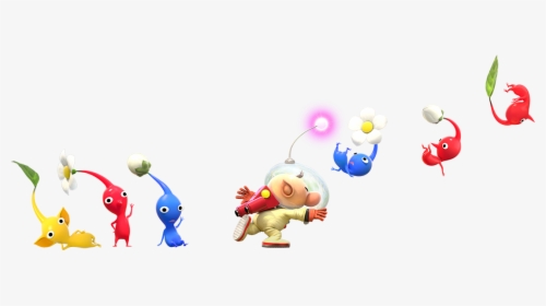 Captain Olimar Pikmin Character Art - Hey Pikmin Pikmin Types, HD Png Download, Free Download