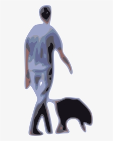 Man Walking Dog Clip Arts - Portable Network Graphics, HD Png Download, Free Download
