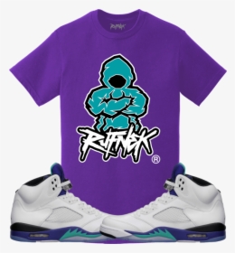 Jordan 5 Fresh Prince Sneaker Tees Shirt To Match Super - Jordan 13 Lakers Shirt, HD Png Download, Free Download