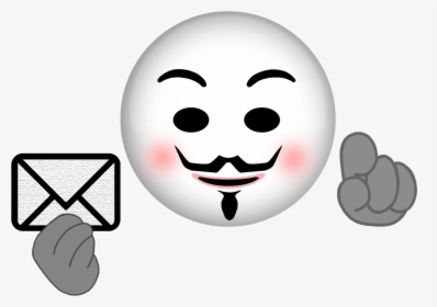 Emojis Drawing Transparent - Anonymous Emoji, HD Png Download, Free Download