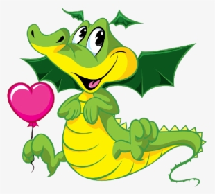 Dragon Clipart No Background - Clipart Funny Animal Cartoon, HD Png Download, Free Download
