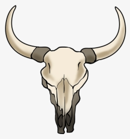 Simple Bull Horns Drawing