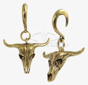 Transparent Bull Skull Png - Earrings, Png Download, Free Download