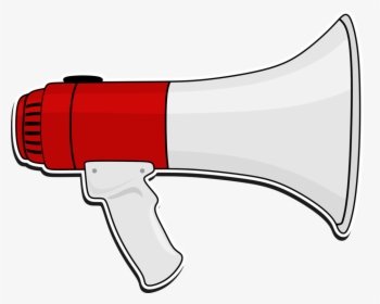 Angle,joint,sports Equipment - Clipart Picture Of Megaphone, HD Png Download, Free Download