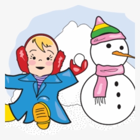 Snow Clipart Image Ba In Snow Ba Image Christart History - Playing In Snow Clipart, HD Png Download, Free Download
