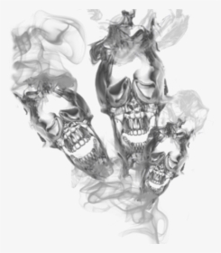 #caveira #caveiras #cranio #cranios #fumaça #cavera - Transparent Skull Smoke Png, Png Download, Free Download