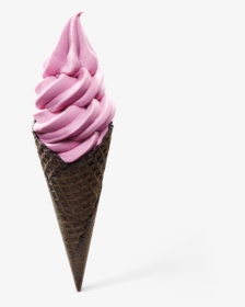 Purple Sweet Potato Waffle Cone Data - Yam Cone Ice Cream, HD Png Download, Free Download