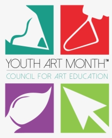 Council For Art Education - Youth Art Month Logo, HD Png Download, Free Download