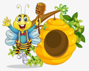 Hive Clipart Beehive - Beehive Cartoon Png, Transparent Png, Free Download